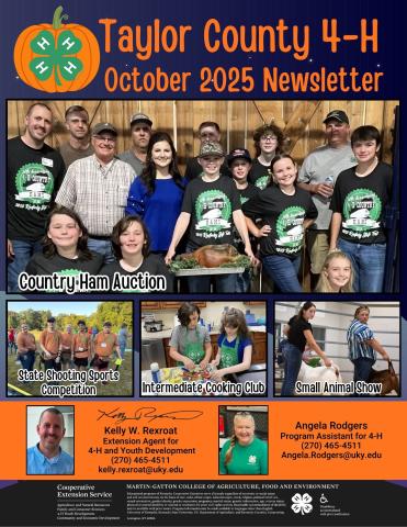 October 2025 4-H Newsletter Page 1